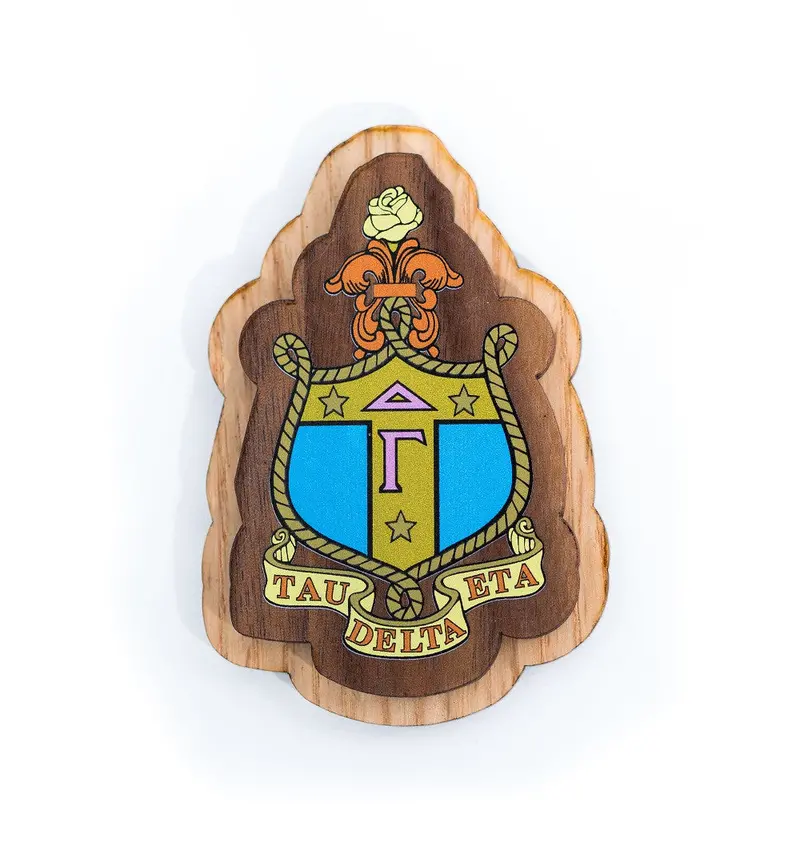 Delta Gamma Wooden Crest – Oversized Sorority Greek Symbol Wall Art 1