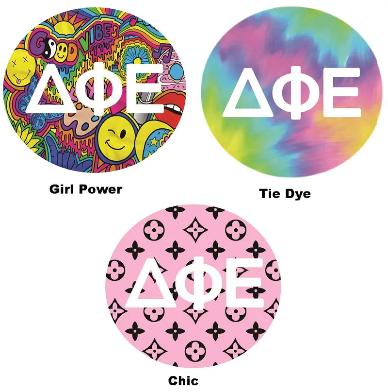 Delta Phi Epsilon Printed Button-Down Shirt Set 1