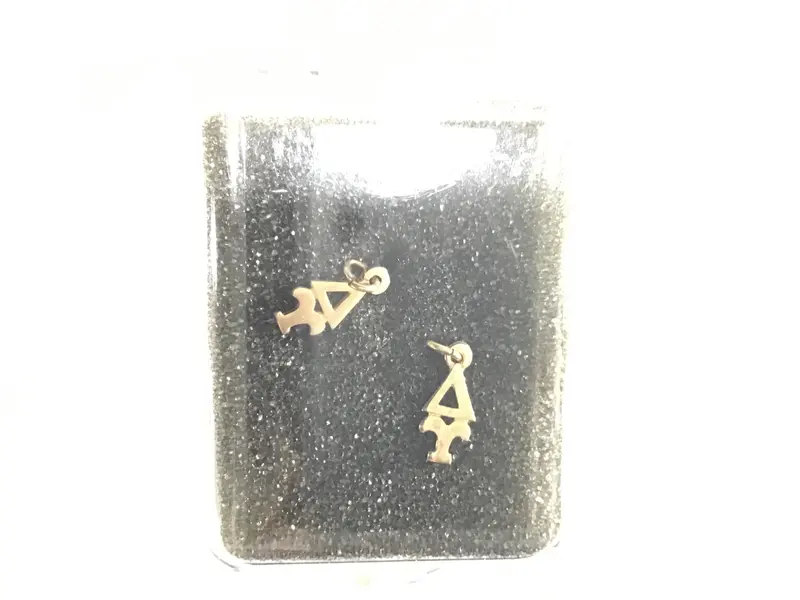 Delta Upsilon Lavalier – Clearance Sterling Silver Pendant 1