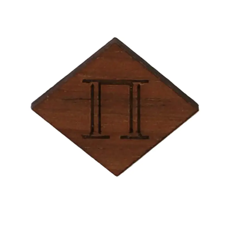 Diamond-Shaped Mini Pi Symbol Charm 1