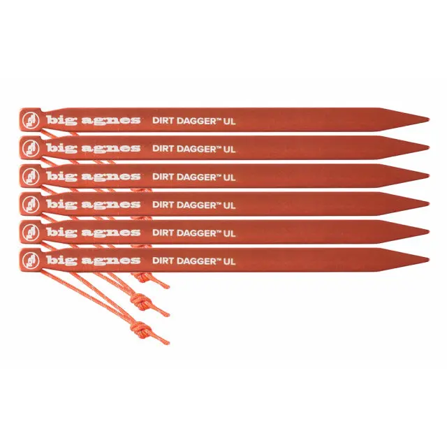 Dirt Dagger Ul-10 Titanium Tent Stakes (6-Pack) 1