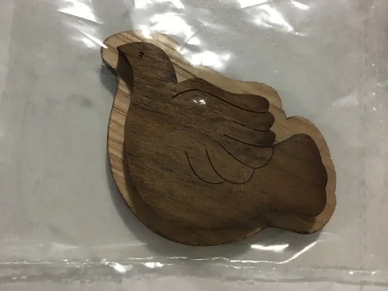 Dove Symbol Carved In Solid Oak 1