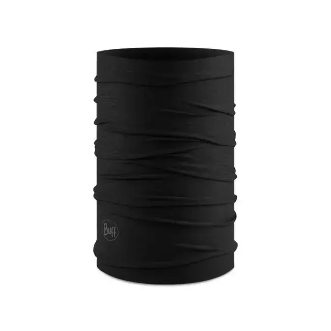 Ecostretch Neck Gaiter – Black Solid – Sustainable Performance Wear 1