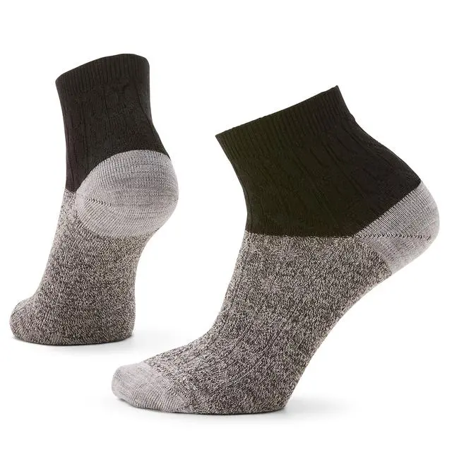 Everyday Cable-Knit Zero-Cushion Ankle Socks 1