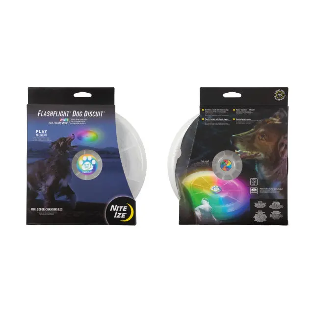 Flashflight Dog Discuit: Led Illuminated Pet Flying Disc 1