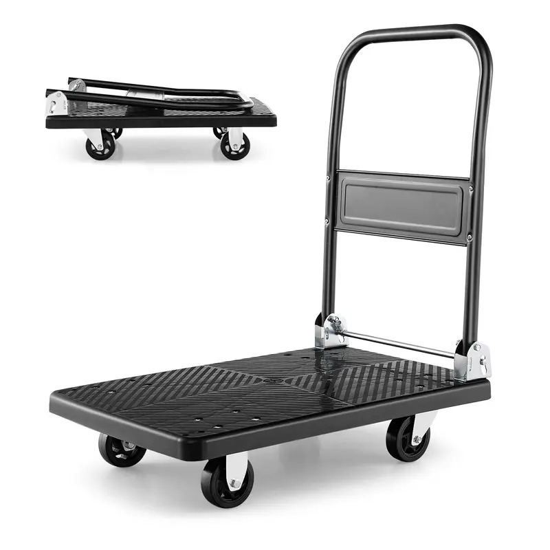 Foldable Platform Dolly – 440-Lb Load Capacity, 28" X 19" Moving Cart 1