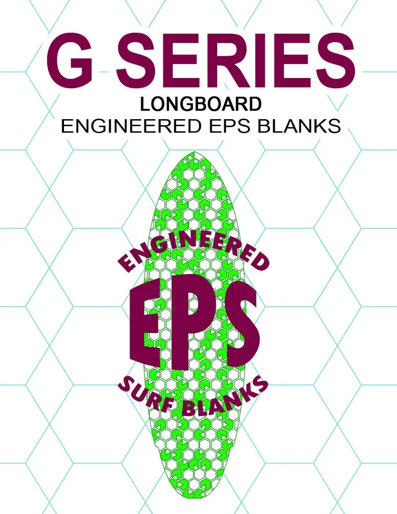 G Series Eps Longboard Blanks – All-Around Standard Shape 1