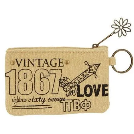 Gamma Phi Beta Retro-Style Id Coin Purse – Clearance Sale 1