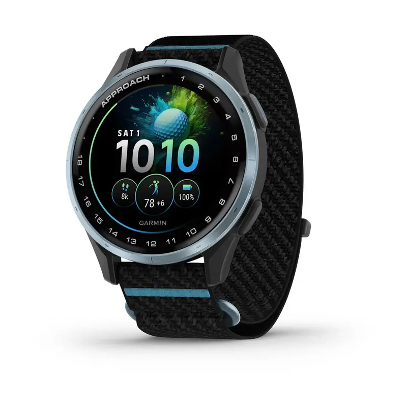 Garmin Approach J1 Golf Watch For Juniors – Black & Azure, 43Mm 1
