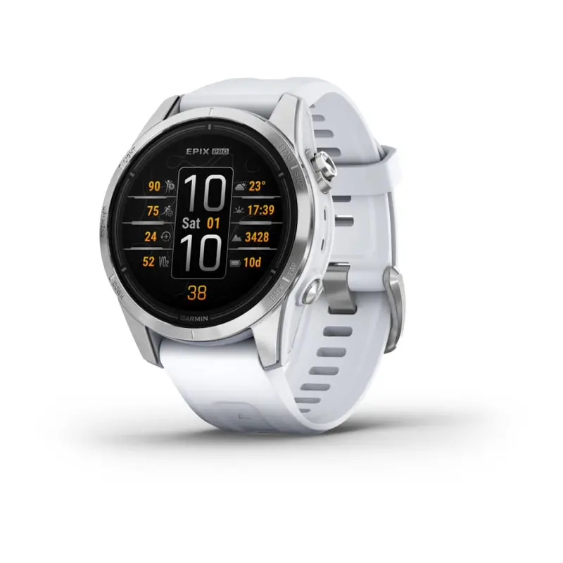 Garmin Epix Pro 2 Standard Watch - 42Mm Silver Housing 1