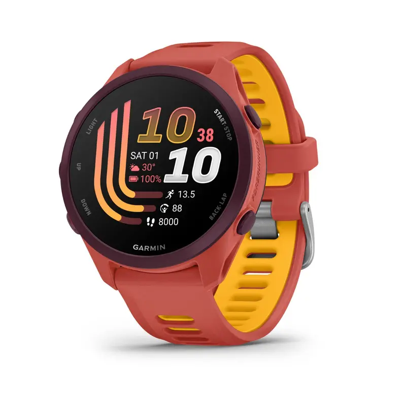 Garmin Forerunner 170 Music Smartwatch – Red Pink Accent 1