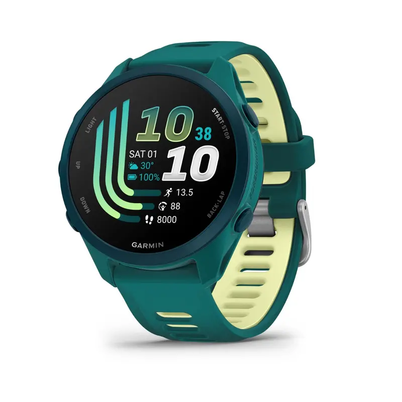 Garmin Forerunner 170 Music Smartwatch – Teal Green Accent 1