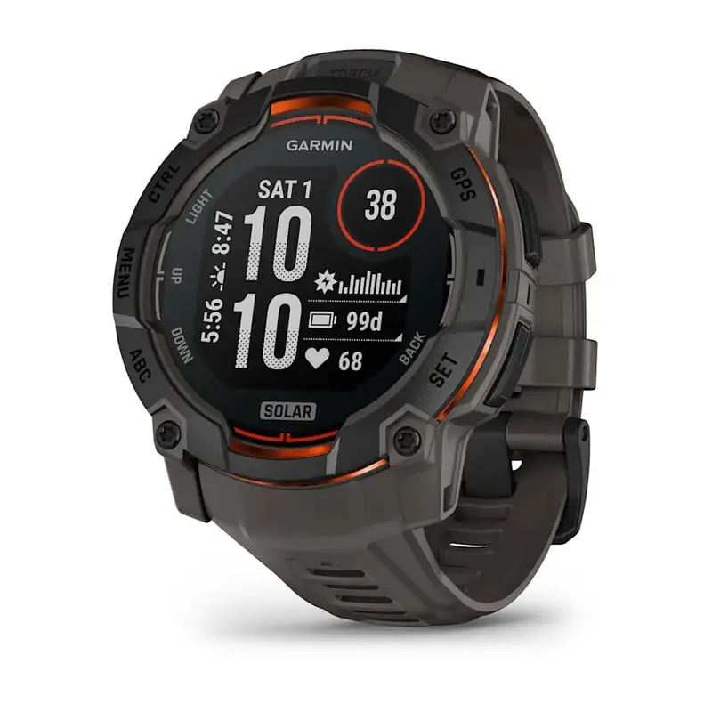 Garmin Instinct 3 Solar Watch – 50Mm Black Charcoal 1