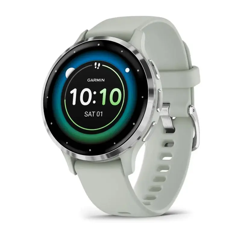 Garmin Venu 3S Smartwatch In Sleek Silver 1
