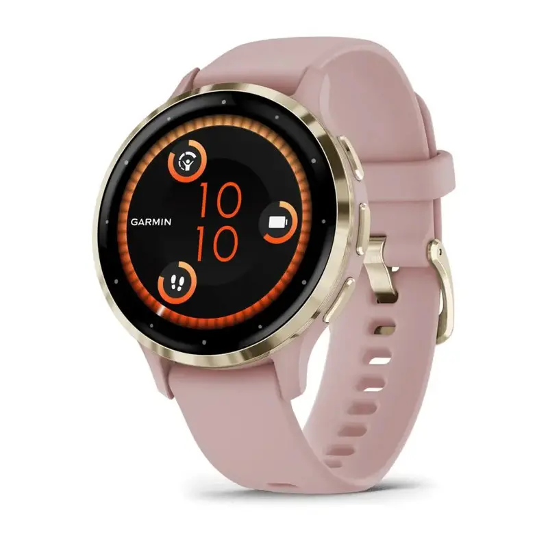 Garmin Venu 3S Smartwatch In Soft Gold And Rose Tone 1