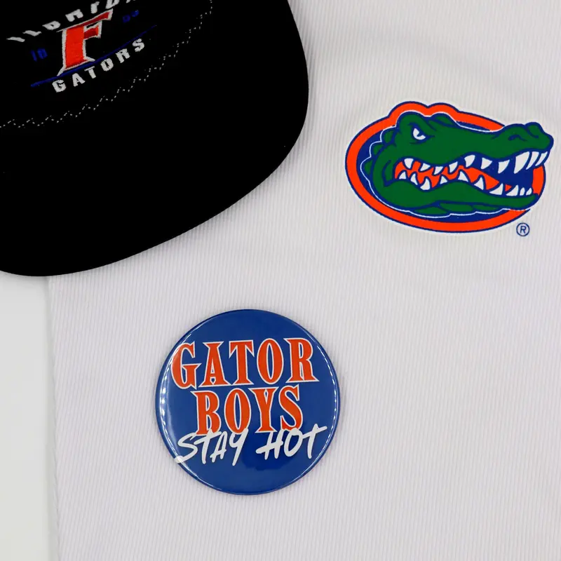 Gator Boys Stay Hot Printed Button Badge 1