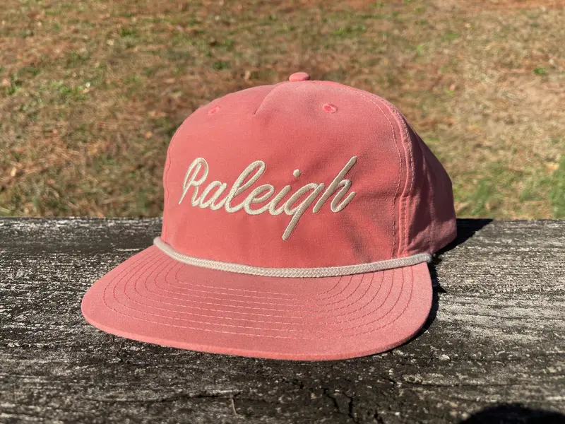 Gopc Raleigh Nc Script Hat – Embroidered Cotton Twill Baseball Cap 1