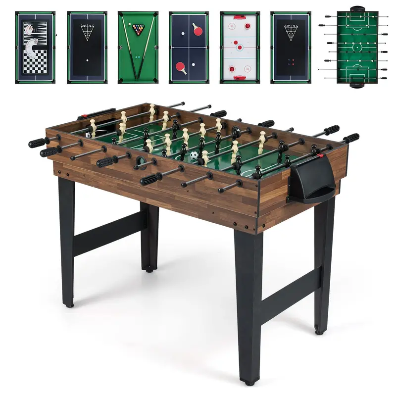 Goplus 10-In-1 Combination Game Table Set – Family-Friendly Entertainment For Game Nights 1