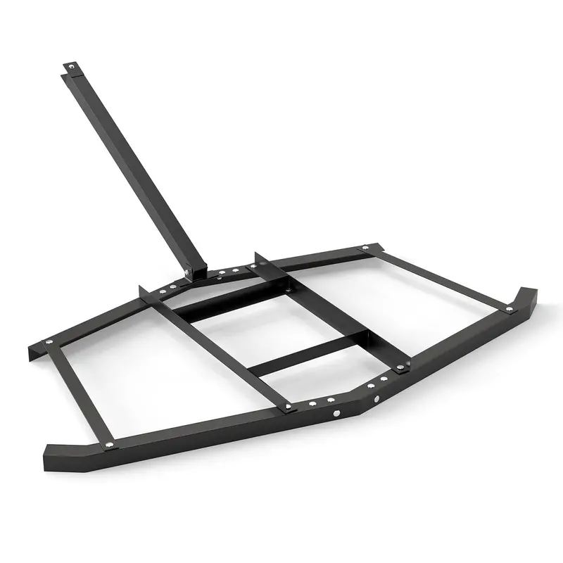 Goplus 11.5 Ft Driveway Drag Rake – Tow-Behind Landscape Leveler With Reinforced Steel Bars 1