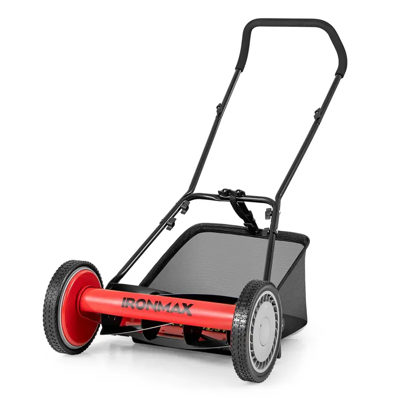Goplus 16-Inch Manual Push Reel Lawn Mower For Small Yards 1