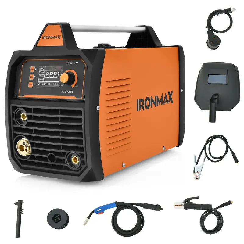 Goplus 160A 3-In-1 Digital Inverter Welder – Mig/Tig/Mma W/Lcd Display & Dual Voltage 1