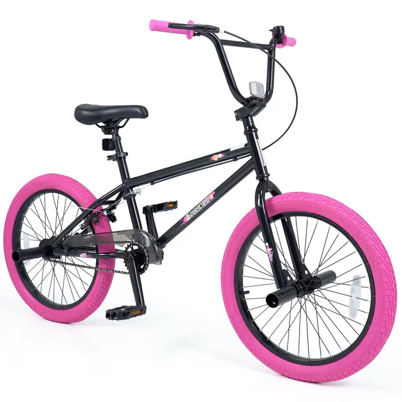 Goplus 20" Freestyle Bmx Bike – 360° Rotating Handlebar Design 1