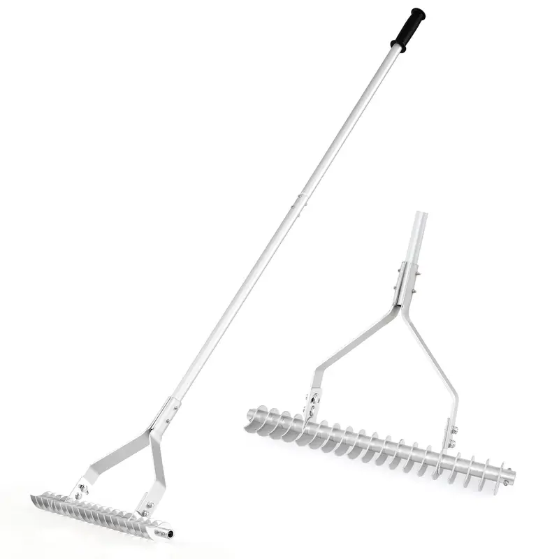 Goplus 20-Inch Thatch Rake – Lawn Dethatcher & Soil Loosener For Healthy Grass Growth 1