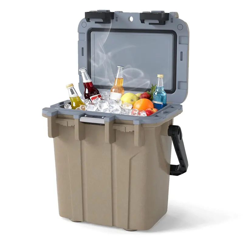 Goplus 21 Qt Lightweight Injection-Molded Cooler – Compact Portable Cooler With Bottle Opener 1