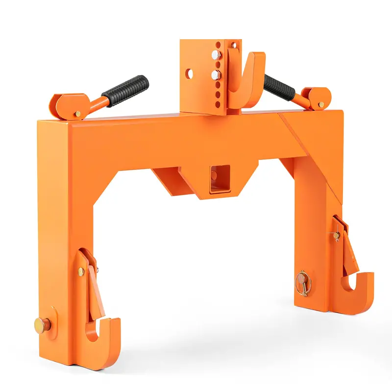 Goplus 3-Point Quick-Hitch System – 3000 Lb Towing Capacity With 5-Position Height Adjustment 1