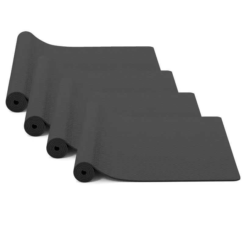 Goplus 4-Pack 3D Diamond-Texture Garage Floor Mats (7.7” X 3.8”) 1