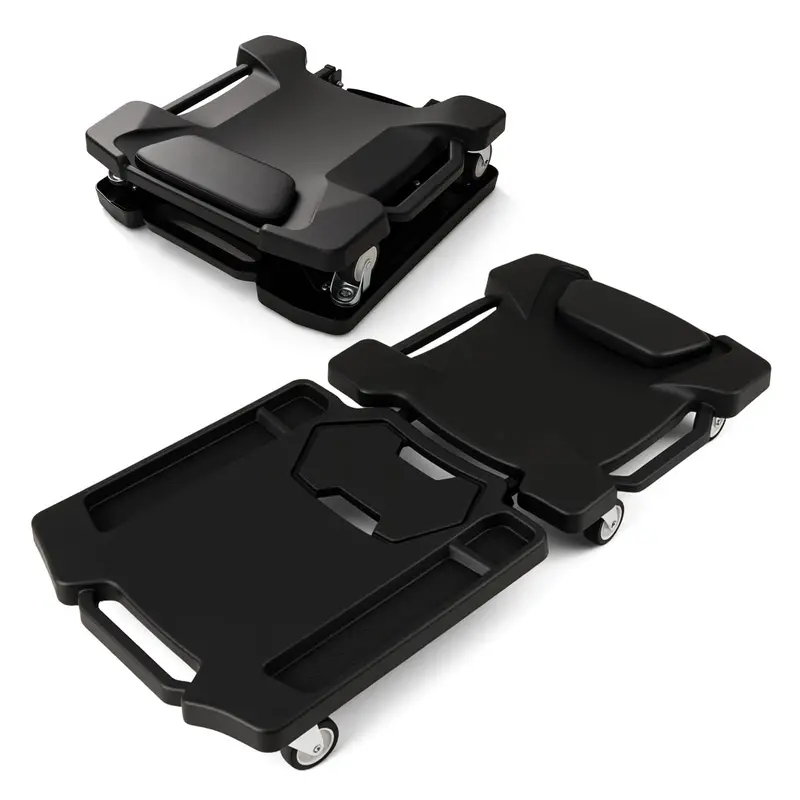 Goplus 43-Inch Mechanic Creeper With Padded Headrest And Built-In Tool Trays 1