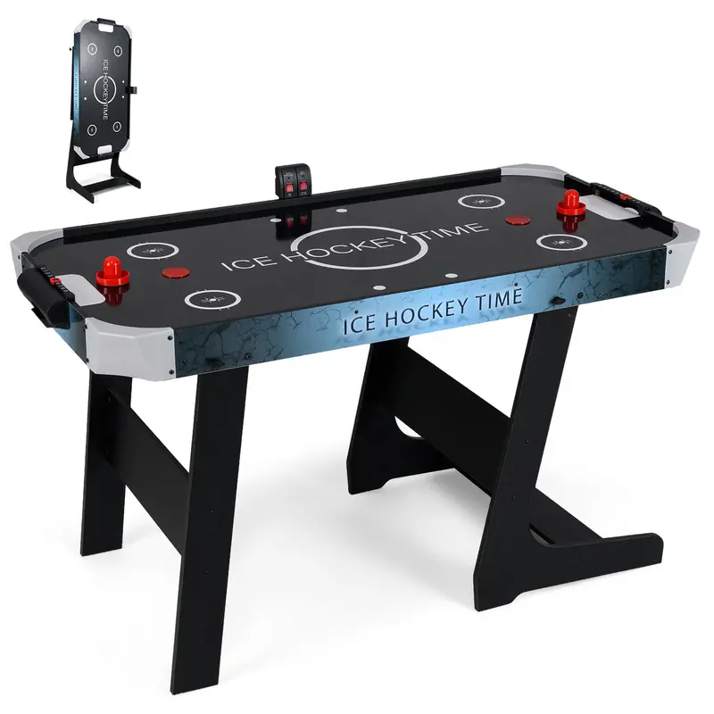 Goplus 56-Inch Air Hockey Table – Arcade-Style Game With Digital Led Scoreboard 1
