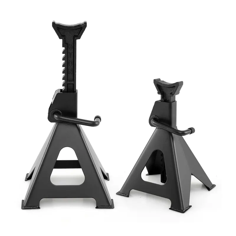 Goplus 6-Ton Heavy-Duty Adjustable Jack Stands – 14–23 Inch Height Range, Self-Locking Safety Mechanism For Vehicle Maintenance 1