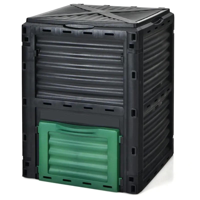 Goplus 80-Gallon (300 L) Compost Bin – Large Outdoor Composting Container With Ventilation 1