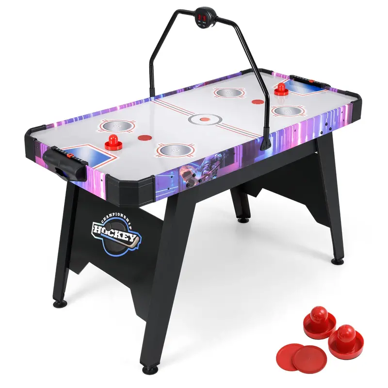 Goplus Air Hockey Table With Digital Led Scoreboard – Arcade-Style Game For Home Or Office 1