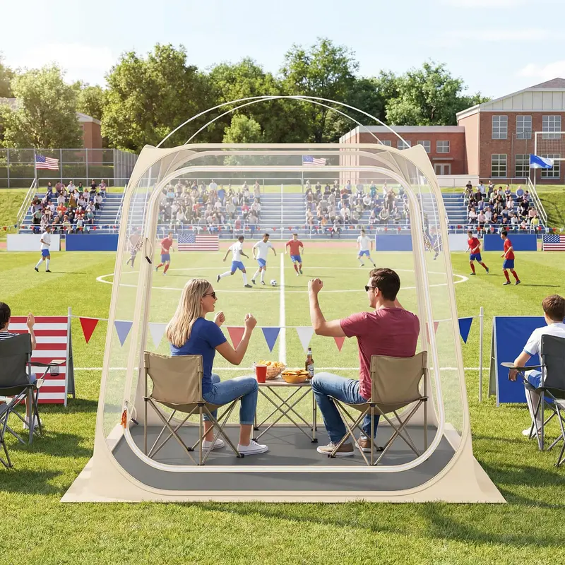 Goplus All-Weather Pod Tent – 7' × 7' Portable Sports Shelter For 2–4 People 1