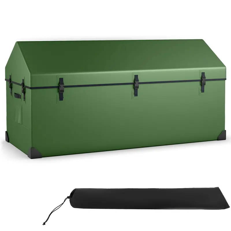 Goplus Large-Capacity Outdoor Storage Box – 174-Gallon Weatherproof Deck Or Patio Container With Ergonomic Handles 1