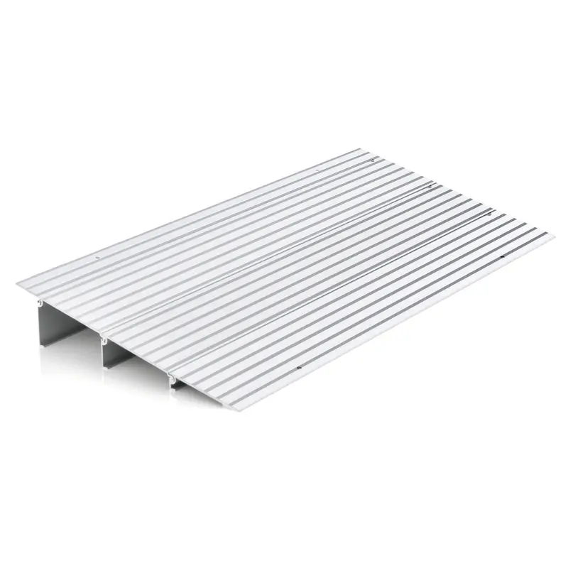 Goplus Non-Slip Door Threshold Ramp – 3-Inch Rise Aluminum Transition Ramp 1