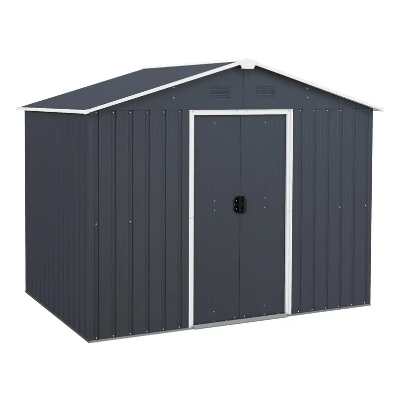 Goplus Outdoor Storage Shed With Floor – Weather-Resistant Garden Or Tool Storage Unit 1