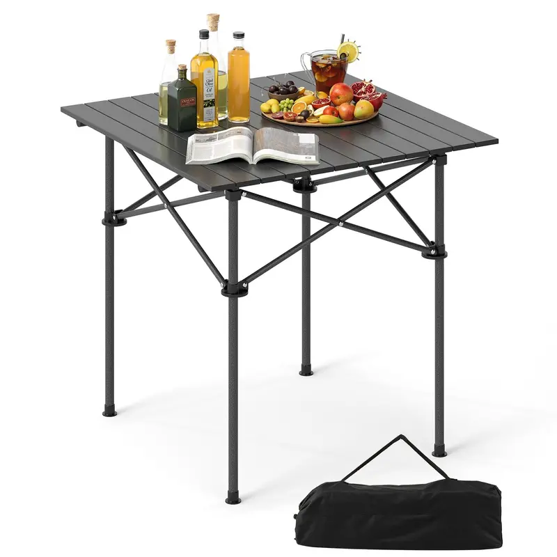 Goplus Snap-Together Camping Table — Compact Folding Design With Included Carrying Bag 1