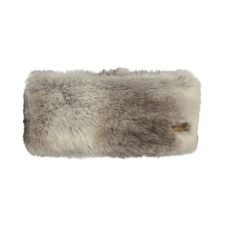 Heather Brown Faux Fur Headband 1