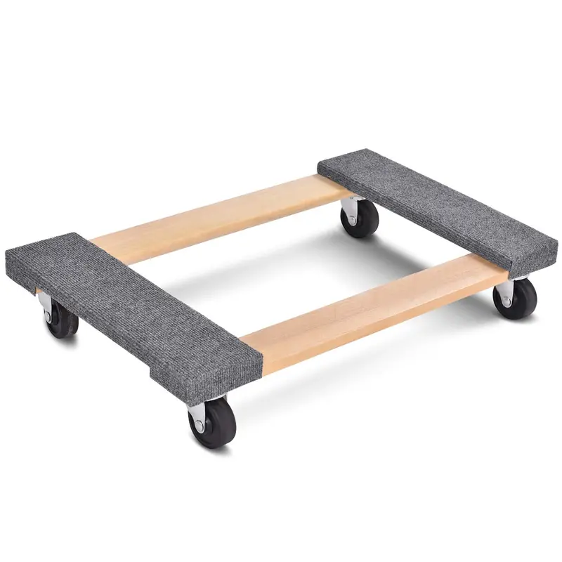 Heavy-Duty Moving Dolly – 30"X18" Furniture Transport Cart With Carpeted End Protection 1