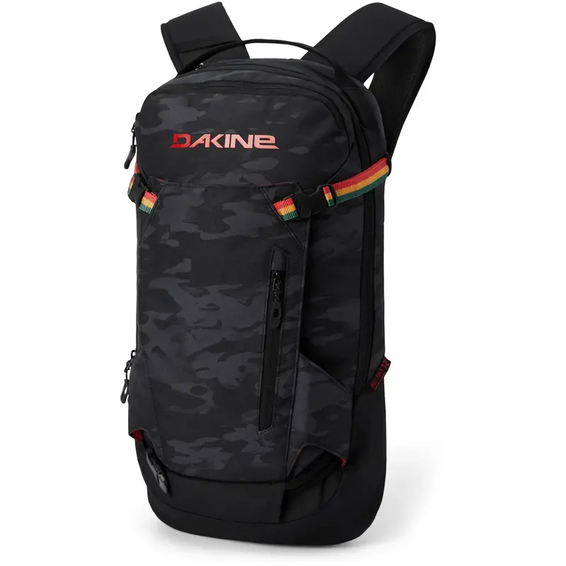 Heli 12L Ski Backpack – Tactical Black Camo Edition 1