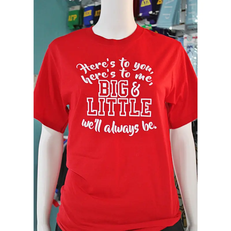 'Here'S To You, Here'S To Me' Big & Little Bond Tee – Commemorative Design (No Longer In Production) 1