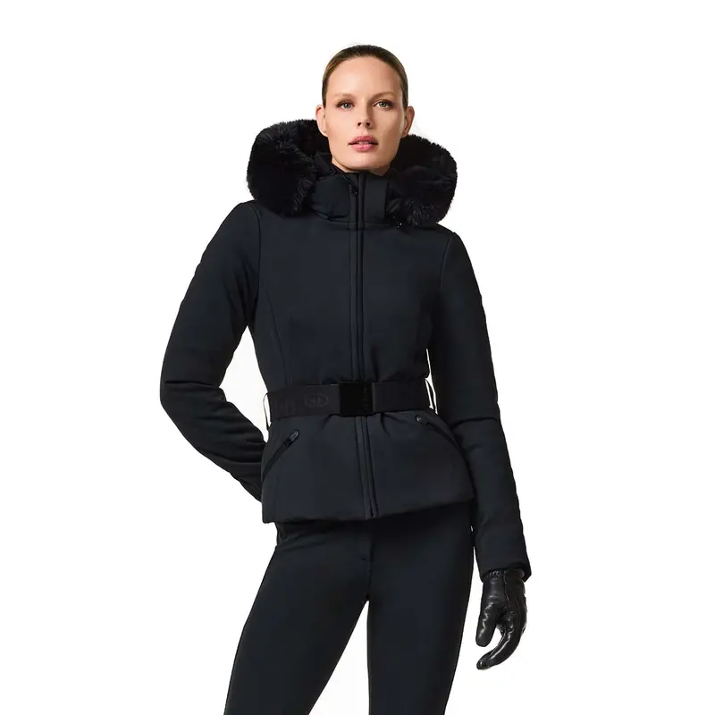 Hida Women'S Ski Jacket Featuring Faux-Fur Collar & Storm Protection 1