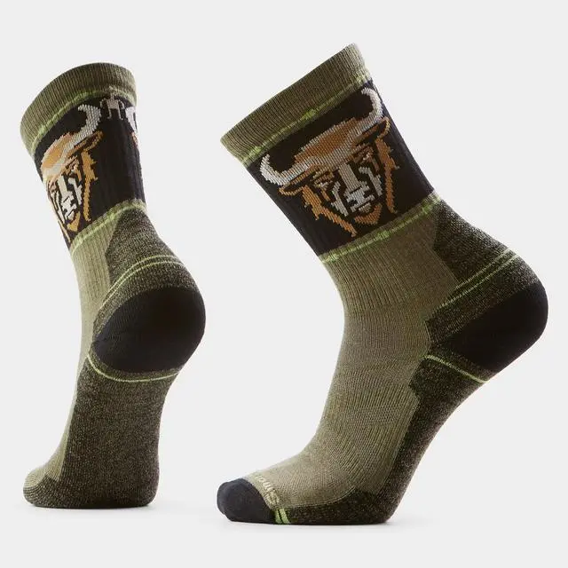 Hike Bison Crew Socks – Trail-Ready Comfort 1