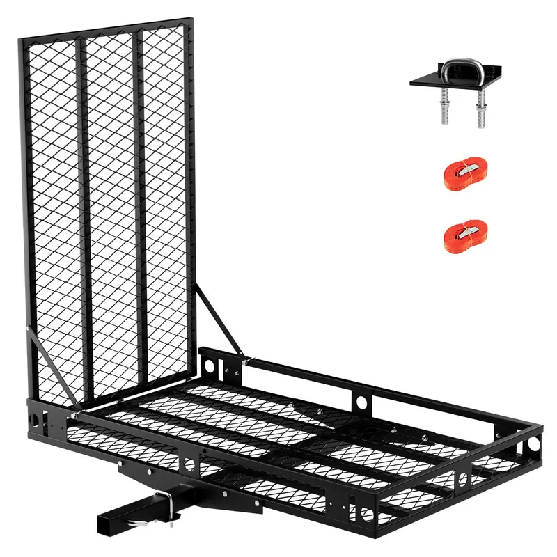 Hitch-Mount Wheelchair & Scooter Carrier – Includes Loading Ramp For Easy Transport 1