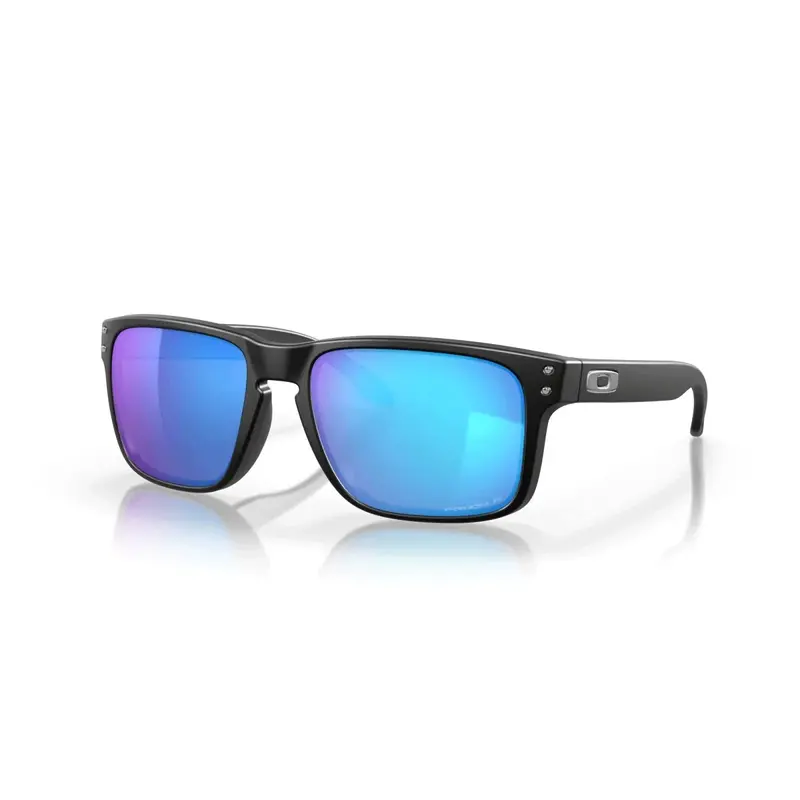 Holbrook Prizm Sapphire Sunglasses – Polished Black 1