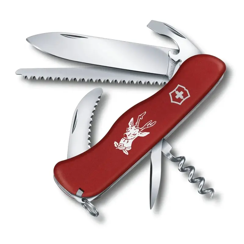 Hunter Red Manual Lock-Blade Pocket Knife 1