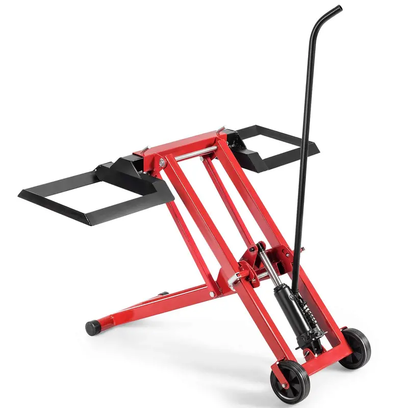 Hydraulic Lawn Mower Lift – 500 Lb Capacity Riding Mower Jack With Tool-Free Assembly 1